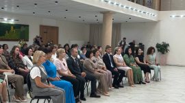 Торжественное мероприятие, посвящённое 20-летию создания расчётно-кассового центра г. Солигорска, проходит во Дворце культуры