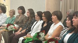 Торжественное мероприятие, посвящённое 20-летию создания расчётно-кассового центра г. Солигорска, проходит во Дворце культуры