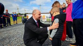 Алексей Кушнаренко дал старт строительству нового ФОКа в Заславле. Возводить его будут солигорские строители