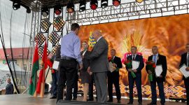 Областные Дожинки в Заславле. Яркие моменты праздника и награды солигорчан