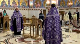 Ковчежец с мощами Николая Чудотворца прибыл в кафедральный собор Солигорска