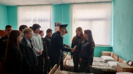 Воспитанники военно-патриотического клуба «Орлы» Гимназии № 3 и Солигорского РОВД посетили Могилёв