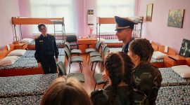 Воспитанники военно-патриотического клуба «Орлы» Гимназии № 3 и Солигорского РОВД посетили Могилёв