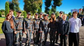 Воспитанники военно-патриотического клуба «Орлы» Гимназии № 3 и Солигорского РОВД посетили Могилёв