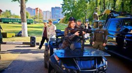 Воспитанники военно-патриотического клуба «Орлы» Гимназии № 3 и Солигорского РОВД посетили Могилёв