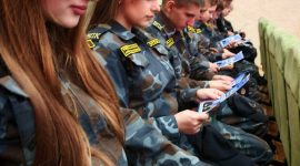 Воспитанники военно-патриотического клуба «Орлы» Гимназии № 3 и Солигорского РОВД посетили Могилёв