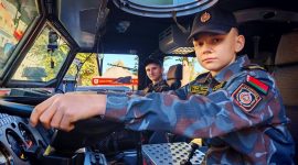 Воспитанники военно-патриотического клуба «Орлы» Гимназии № 3 и Солигорского РОВД посетили Могилёв