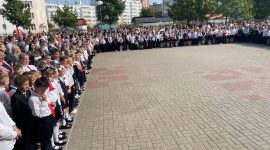 Снимки с дня знаний: в объективе линейка средней школы №14 города Солигорска