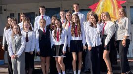 Снимки с дня знаний: в объективе линейка средней школы №14 города Солигорска