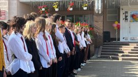 Снимки с дня знаний: в объективе линейка средней школы №14 города Солигорска