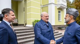 Встреча Президент Беларуси Александр Лукашенко с Султаном Омана Хайсамом бен Тареком Аль Саидом