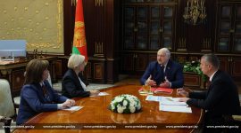 Президент Беларуси Александр Лукашенко 13 октября рассмотрел кадровые вопросы