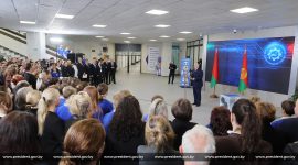 Александр Лукашенко дал старт работе Центра технического творчества юных техников в столице