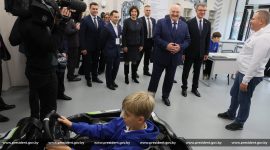 Александр Лукашенко дал старт работе Центра технического творчества юных техников в столице