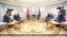 Александр Лукашенко встретился с заместителем главнокомандующего Ливийской национальной армией Саддамом Халифой Хафтаром