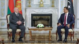 Александр Лукашенко встретился с заместителем главнокомандующего Ливийской национальной армией Саддамом Халифой Хафтаром