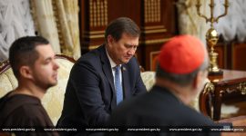 Александр Лукашенко встретился с префектом Дикастерии по делам Восточных церквей в Ватикане кардиналом Клаудио Гуджеротти