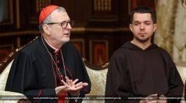 Александр Лукашенко встретился с префектом Дикастерии по делам Восточных церквей в Ватикане кардиналом Клаудио Гуджеротти