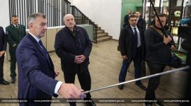 Александр Лукашенко в ходе рабочей поездки в Лепельский район Витебской области посещает Березинский биосферный заповедник