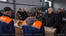 Александр Лукашенко в ходе рабочей поездки в Лепельский район Витебской области посещает Березинский биосферный заповедник