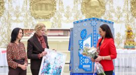 Новые горизонты: Работы молодых художников из Солигорска теперь будут украшать Дворец Независимости, находясь там рядом с подарками, картинами со всего мира