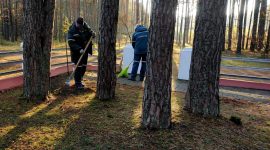 Работники УСП "Трест "Реммонтажстрой" навели порядок на территории урочища Векерово