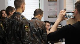 Кто такой эксперт - криминалист? Воспитанники военно-патриотического клуба «Орлы» гимназии № 3 и Солигорского РОВД познакомились с профессией