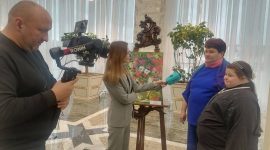 Новые горизонты: Работы молодых художников из Солигорска теперь будут украшать Дворец Независимости, находясь там рядом с подарками, картинами со всего мира