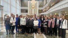Новые горизонты: Работы молодых художников из Солигорска теперь будут украшать Дворец Независимости, находясь там рядом с подарками, картинами со всего мира