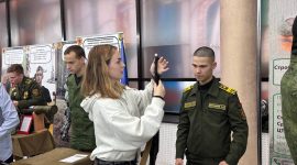 Профориентационное мероприятие с представителями учреждений высшего образования военного профиля проходит сегодня во Дворце культуры