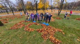 Оксана Куклицкая: сегодня трудовая акция началась с прекрасных стихов: что нам снег, что нам зной, что нам дождик проливной!