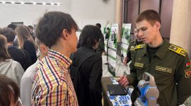 Профориентационное мероприятие с представителями учреждений высшего образования военного профиля проходит сегодня во Дворце культуры