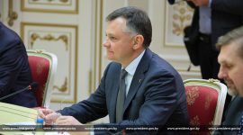 Александр Лукашенко встретился с губернатором Ростовской области России Юрием Слюсарем