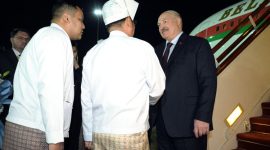 Александр Лукашенко прибыл с официальным визитом в Мьянму