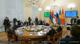 Александр Лукашенко принял участие в заседании Высшего Евразийского экономического совета в Санкт-Петербурге