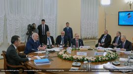 Александр Лукашенко принял участие в заседании Высшего Евразийского экономического совета в Санкт-Петербурге