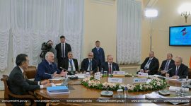Александр Лукашенко принял участие в заседании Высшего Евразийского экономического совета в Санкт-Петербурге