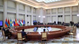 Александр Лукашенко принял участие в заседании Высшего Евразийского экономического совета в Санкт-Петербурге