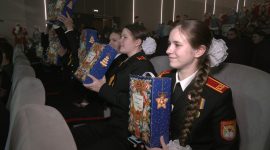 Алексей Кушнаренко поздравил участников новогоднего областного мероприятия в Солигорске с наступающими праздниками