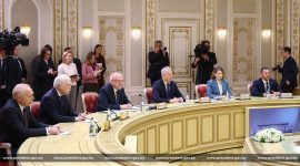 Александр Лукашенко встретился с губернатором Кировской области России Александром Соколовым