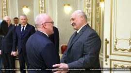 Александр Лукашенко встретился с губернатором Кировской области России Александром Соколовым
