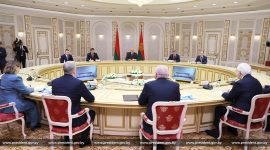 Александр Лукашенко встретился с губернатором Кировской области России Александром Соколовым