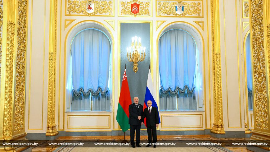 Александр Лукашенко в Москве принял участие в заседании Высшего государственного совета Союзного государства