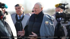 Александр Лукашенко совершил рабочую поездку в Дрибинский район Могилевской области