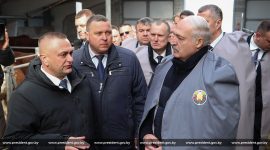 Александр Лукашенко совершил рабочую поездку в Дрибинский район Могилевской области