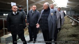 Александр Лукашенко совершил рабочую поездку в Дрибинский район Могилевской области