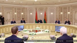 Александр Лукашенко встретился с губернатором Рязанской области Российской Федерации Павлом Малковым