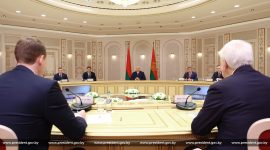 Александр Лукашенко встретился с губернатором Рязанской области Российской Федерации Павлом Малковым
