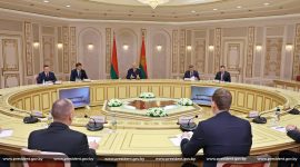 Александр Лукашенко встретился с губернатором Рязанской области Российской Федерации Павлом Малковым