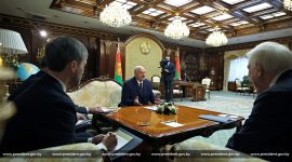 Александр Лукашенко встретился с губернатором Чукотского автономного округа Владиславом Кузнецовым